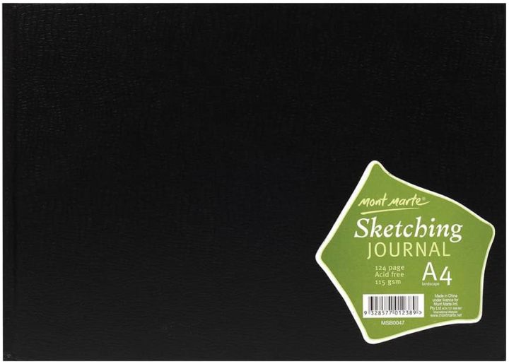 MONT%20MARTE%20Signature%20Sketching%20Journal%20Croc%20Finish%20150gm%20A5%20Landscape%20100%20Page%20-%20Image%203