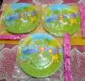 10pcs Pack of Jungle Theme Plates for Birthday Party Décor. 