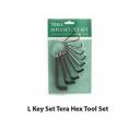 Tera Hex LN Key Set Tool Set Wrench L Shape Keys - 10Pcs. 