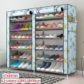 multi layers Shoe Racks portable for 20 to 36  pairs washable cloth cover , 12mm steel pipes  shoe cabinet Storage. 