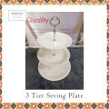 Three Tier Serving Platter (Round) - Best Serve ware - Heritage, Serving essential, Aesthetic designs. 