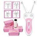 Brown – Electronic Rechargeable Thread Body & Face Hair Remover Removal System, Facial Epilator Cotton Thread Epilator Trimmer with 3 Cotton Threads – Model: BS-358. 