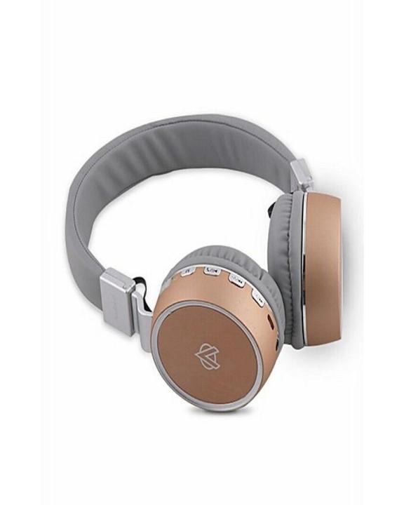 B-999 Rich Sound Super Bass Quality Wireless Headphone Gold & Grey
