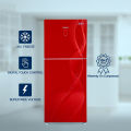 CHiQ 12 CFT CTM-338IGR- 4D DC Inverter Fridge - Refrigerator - Red Color- Glass Door- 10 Years Offcial Brand Warranty All Pakistan. 