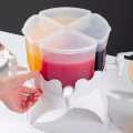 Rotatable large-Capacity Beverage 4 in 1 Drink Dispenser. 