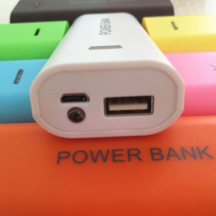 Mobile Phone Power Bank Shell Welding-free Portable 2 x 18650 Battery Charger Case DIY Box Power Bank Accessories