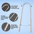 Tongue Scraper Tongue Cleaner U Shape Fresh Breath Care Scraper, Bacteria Inhibiting Non-Synthetic Grip Tongue Cleaning Tool Pack of 1. 