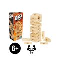 JENGA Classic Jenga Wooden Stacking Tower Board Game jenga Junior Game, Hasbro 2in1 Jenga 24/42 Pcs Original Hardwood Blocks Stacking Tower Game, Toys for Kids Ages 6 and Up, 1 or More Players, Family Game for Kids & Adults Best Gifts for kids. 