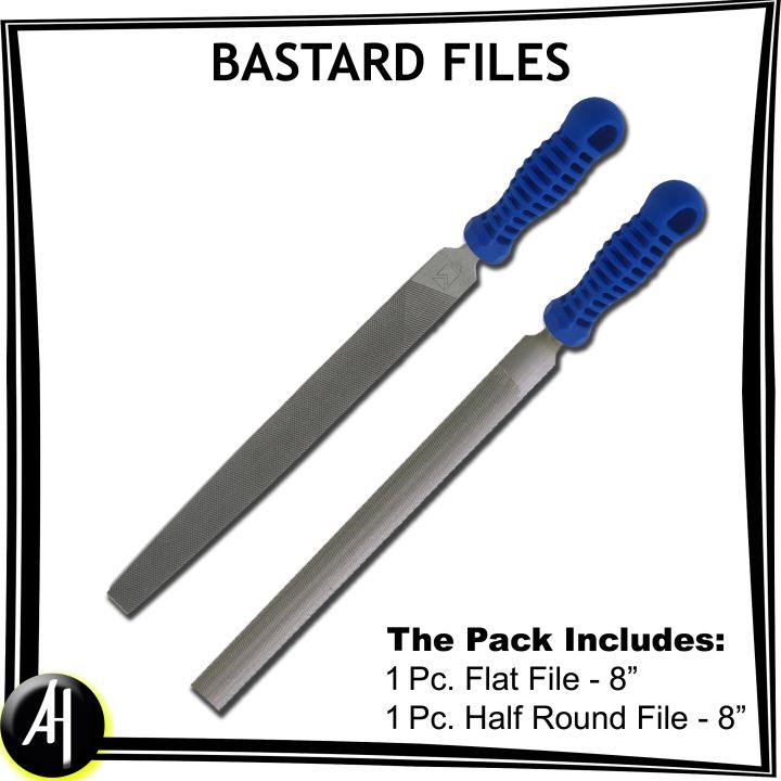 Bastard Files (Flat & Half Round) 8"