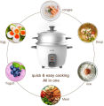 DECAKILA 15-Cup Rice Cooker with Steamer KEER010W 2.8L 1000 Watts - White. 