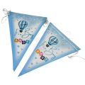 ITS A BOY BUNTINGS - PACK OF 10 BABY BOY FLAGS BANNER. 