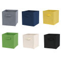 Foldable Storage Cube Organizer Basket Bin Storage Boxes Storage Container with Handles for Travel Moving Toy Storage Box. 