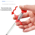 Big Size  Stainless Steel Sink Pipeline Cleaner with 4 claws  Drain Opener Wire  Drain Snake Clog Remover Cleaning Tool Hair Remover Spring Pipe Cleaning Tool For Sewer, Toilet, Kitchen Sink.. 