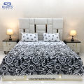 Single Bed Size (60 x 90) Inches Printed Bedsheet Set With 1 Pillow Cover - Beddy's Studio. 