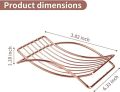 Soap Dish Holder, Metal Bar Soap Holder for Shower Bathroom, Soap Tray Rust-Proof Self Draining, Soap Dishes. 