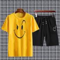 New trendy smile printed tend shorts tracksuit soft & comfortabl fabric tracksuit for men and boys. 