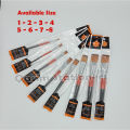 Keep_Smiling 1pcs Drawing Paint Brush Set Wooden Flat- sizes 1 to 8#. 