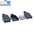 DIY Micro USB Type A & B Type_C  Male Female Assembly Connector Plug Socket. 