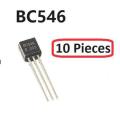 10 Pcs- BC546 NPN Transistor. 