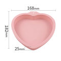 NYT 6/8 Inch Round Love Heart Shape Reusable Silicone Cake Mousse Mold Baking Tools. 