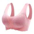 Breathable Lace Traceless Sports Vest Comfortable Gathering Women's push up Bra 1pic. 