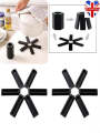Foldable Heat Resistant Pad Black. 