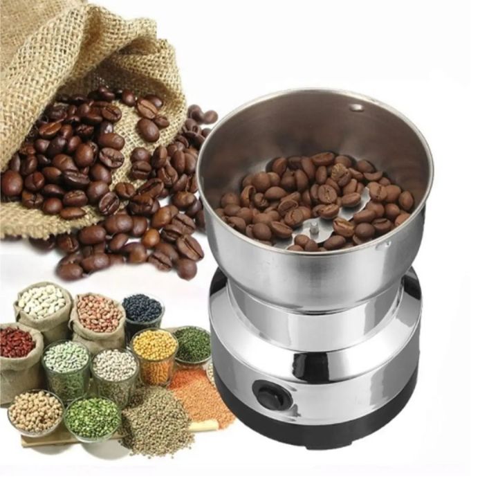 Mini Electric Grinder Machine for Kitchen Blades Stainless Steel