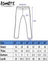 Ignite Womens Side Fringe Slim Fit Jeans - Mid Blue. 