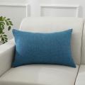 Sofa cushion cover rectangular large cotton and linen pillow long strip pillow 60*80c Nordic bed large backrest customized. 