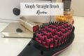 Simply Straight Hair Straightner Brush Ceramic Hair Straightening Brush. 
