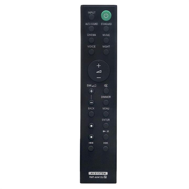 Remote Control ABS RMT-AH412U for Sony Home Cinema Soundbar HT-S700RF HT-S500RF SA-WS500RF SS-SS500RF SS-S500RF
