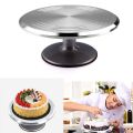 Rotating Revolving Cake Turntable Aluminium Cake. 