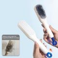 Magic Retractable Comb Self Cleaning Hair Brush Massage Anti-static Hair Smoothing Comb, Suitable for All Hair Types, Unisex. 
