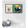 Nursery Decor Frames, Nursery Frames 2 PC, Baby Gift, Kids Room Decoration Playroom Wall Art Decor Prints, Boys & Girls Room. 
