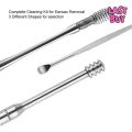 6PCS Ear Wax Remover Stainless Steel kit | Ear Cleaner Tool Ear Cleaning Tool Kit Ear Wax Multifunction Portable Personal Beauty Care Picking In Aluminium Canned With Sealed Griped. 