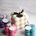 Candle Mold for Pouring, Silicone Bubble Candle Candle Mold Candles Yourself Make Square Candle Molds. 