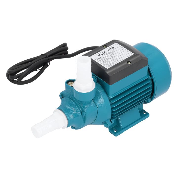 Water Transfer Pump,(15m 180W DC12V) Unipolar Impeller Motor Water Pump,Horizontal Single Suction Irrigation Tool,Mini Vortex Electric Water Pump,Water Supply in Farmland Irrigation,etc