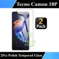 Tecno Camon 18P Glass Protector Polish Screen Tempered For Tecno Camon 18P - 2Pcs. 