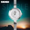 SKMEI Fashion Women Simlpe Casual Classic Stainless Steel Waterproof Quartz watch for girls 1390. 