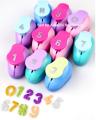 10Pcs 0 To 9 Large Size 16Mm Cutout Craft Punch Arabic Numbers Diy Assorted Paper Punching Machine Craft Punch Km8805. 