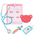 Medical check up kit Doctor Toys Kids Wooden Pretend Play Kit Games for Girls Boys. 