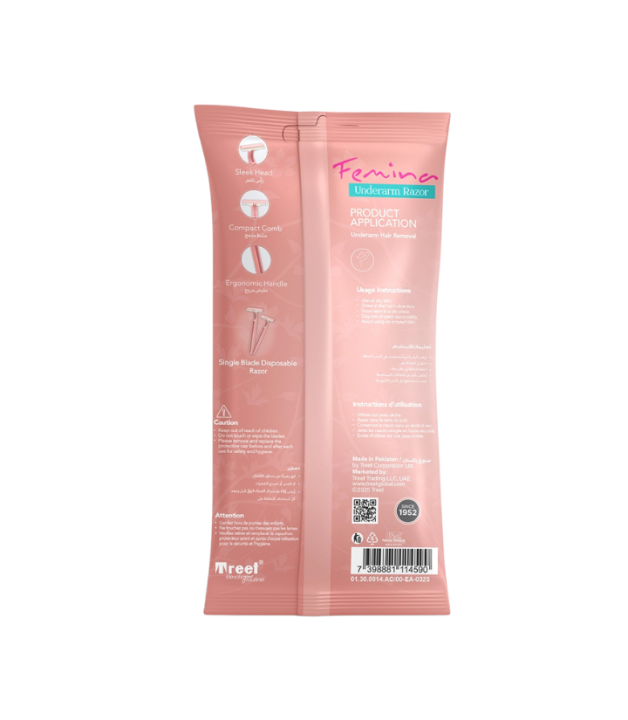 Femina%20Single%20Blade%20Disposable%20Body%20Razor%20For%20Women%201s%20Pouch%20-%20Image%202