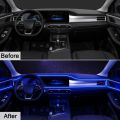 Car Dashboard Neon Lights  EL Wire Strip 2 Meters. 