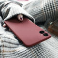 Tokifu For Tecno Camon 19 Neo Back Cover Matte Simple Solid Color Soft Silicone TPU Case. 