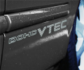 Pair of VTEC DOHC (White) Reflector Vinyl Sticker Waterproof , Car decoration, Car Sticker,Car Accessories, Stickers for Car. 