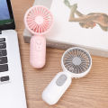 USB Rechargeable Mini Portable Fan With 3 Speeds Lightweight Handheld Perfect For Office Outdoor Travel And Camping. 