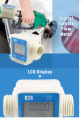 Digital Electronic Flow Meter K24 Turbine Digital Diesel Fuel Oil Flow Meter Gauge For Chemicals Liquid Water Air With Calibration Button. 