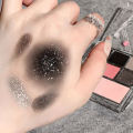 New 7 Colors Sweet Cool Smoked Eyeshadow Palette Pink-black Hot Girl Glitter Pearly Shadow Eyes Korean Makeup Pallet Cosmetics. 