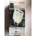 DOOMAR CHARGER-13 - 2.1A 2 USB Auto Compatible/ charger for iOS,Android. 