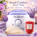 Pro Wax 100 Professional Hair Removal Wax Heater with Original Wax Beads, Portable Waxing Machine, Travel-Friendly. 
